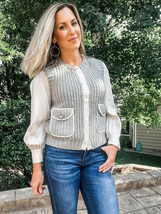 Sleeveless Vest with Pockets - Allure Boutique WY