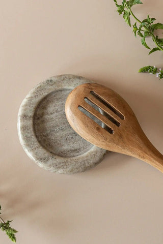Soren Beige Marble Spoon Rest - Allure Boutique WY