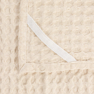 Stonewashed Cotton Waffle Weave Tea Towel - Natural - Allure Boutique WY