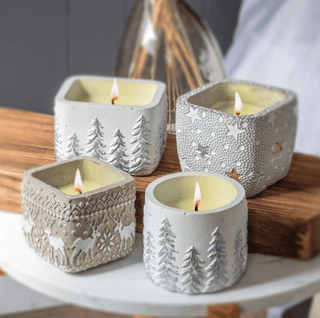 Swan Creek Winter Wonderland 10 Oz. Square Potted Candle - Allure Boutique WY