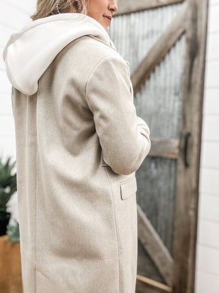 Trench Coat with Fooler Hood - Allure Boutique WY