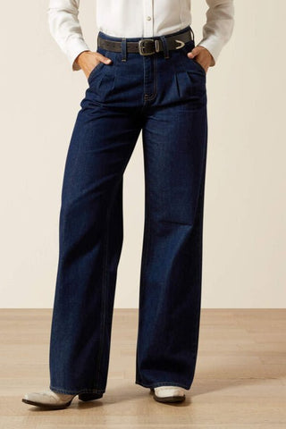 Ultra High Rise Pleated Trouser Jeans - Allure Boutique WY