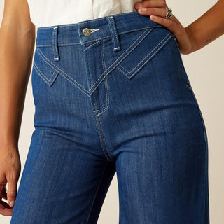 Ultra High Rise Westie Yoke Wide Leg Jean - Allure Boutique WY
