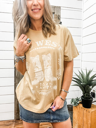 Wrangler Western Girlfriend Graphic Tee - Allure Boutique WY