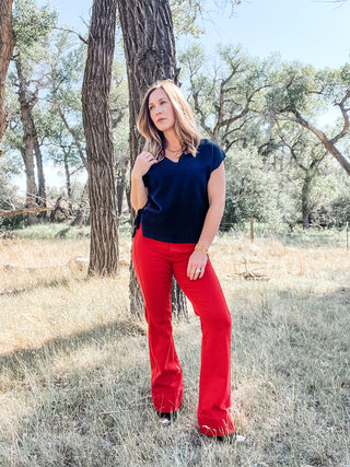 Lucy High Rise Bootcut Pant