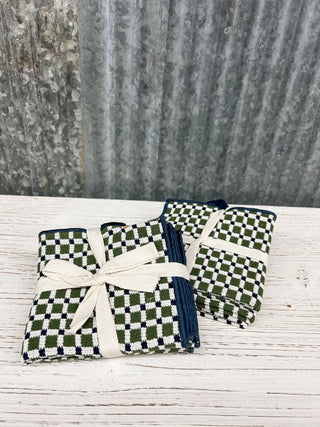 10.5" Square Cotton Dish Cloths - Set of 3 - Allure Boutique WY