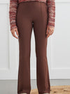 FLATTEN IT PULL ON ANKLE PANT-CHOCOLATE