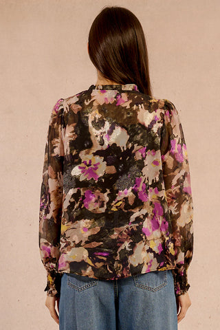 Black Clotilde Blouse