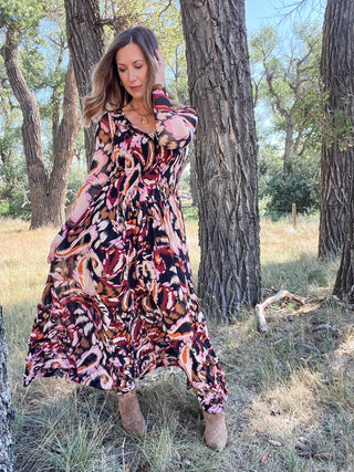 2 Ways Dress with Smocked Body + Thumb Hole - Allure Boutique WY
