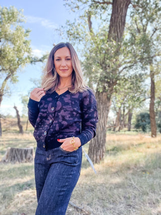 2 Ways Jacquard Sweater Cardigan - Allure Boutique WY