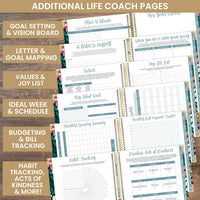 2025 Calendar Year Vision Planners - 7.5" x 9" - Allure Boutique WY