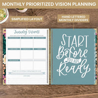 2025 Calendar Year Vision Planners - 7.5" x 9" - Allure Boutique WY