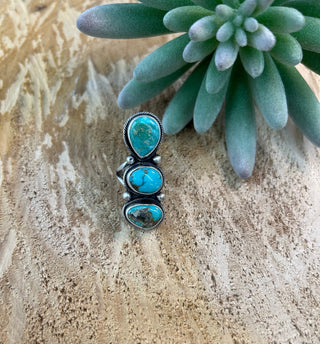 3 Stone Adjustable Ring - Allure Boutique WY