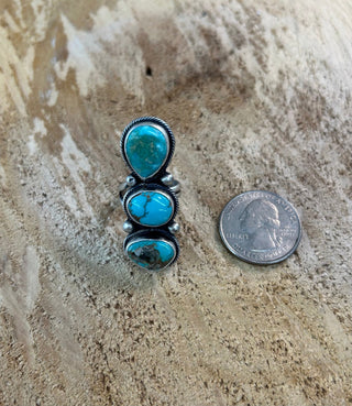 3 Stone Adjustable Ring - Allure Boutique WY