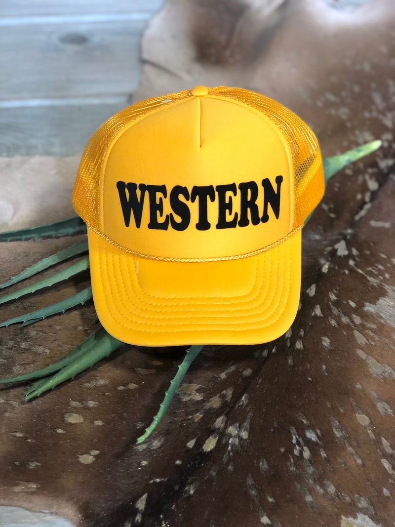 Rodeo Hippie Flock Western Trucker Cap