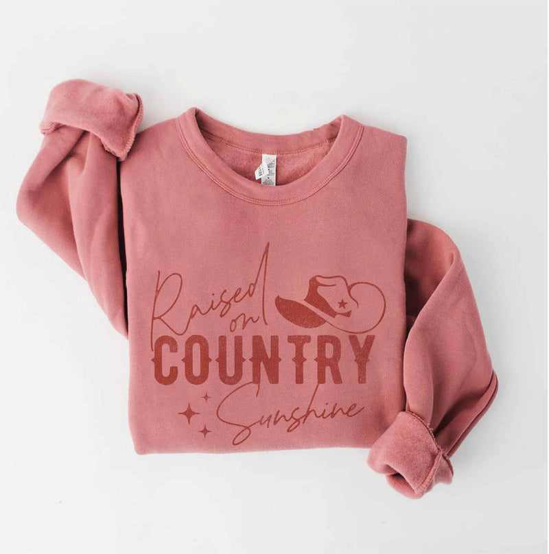 Raised On Country Sunshine Graphic Sweatshirt