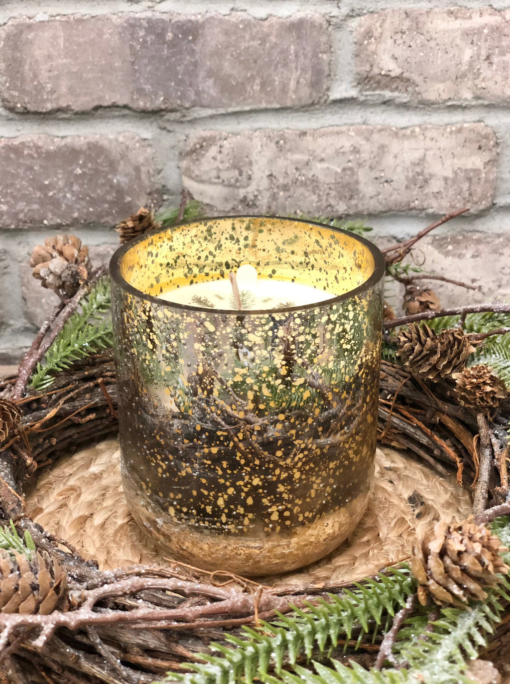 Balsam & Cedar Radiant Glass Candle