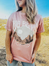 Big Band Western Graphic Tee in Dusty Pink