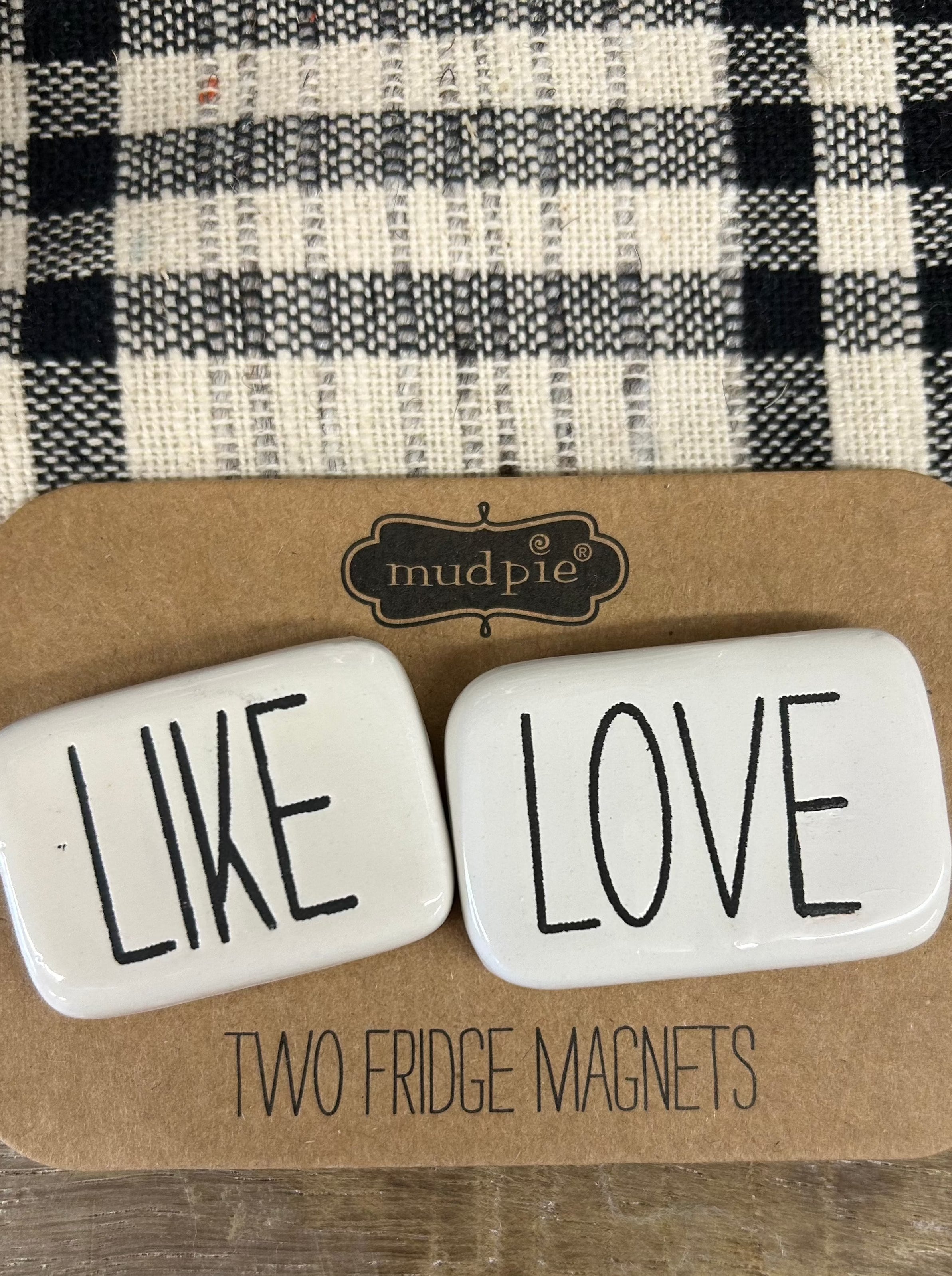 Bistro Fridge Magnet - Like + Love