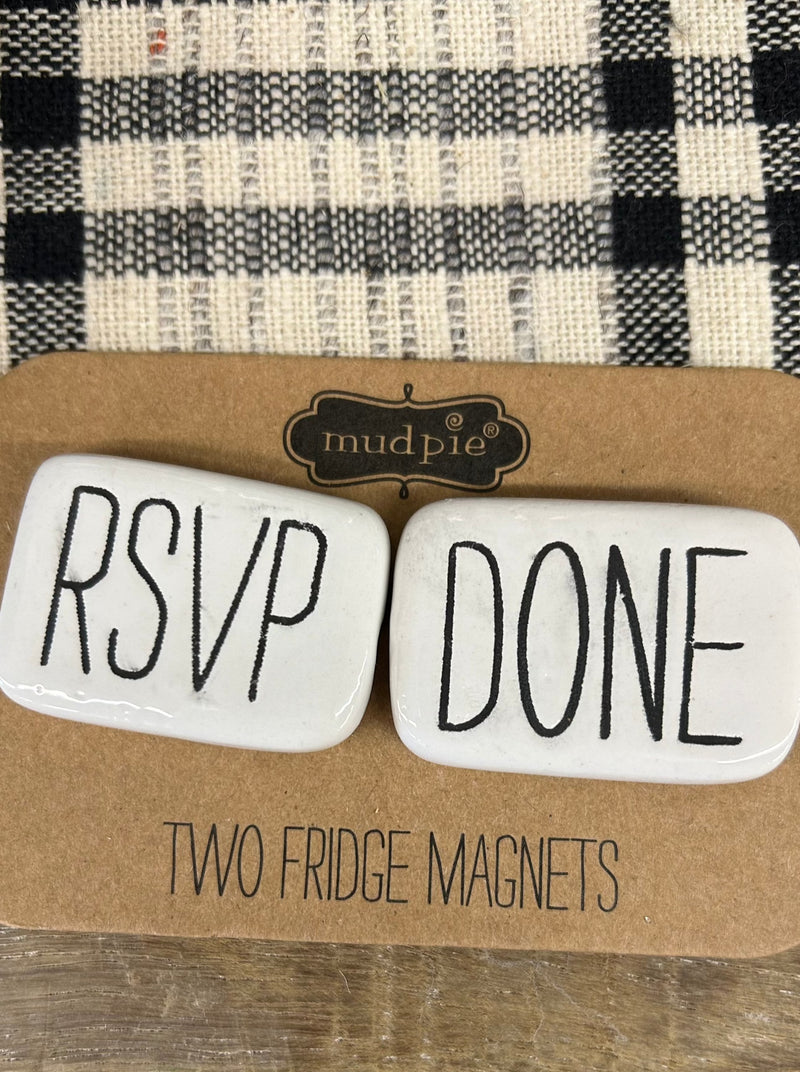 Bistro Fridge Magnet - RSVP + Done