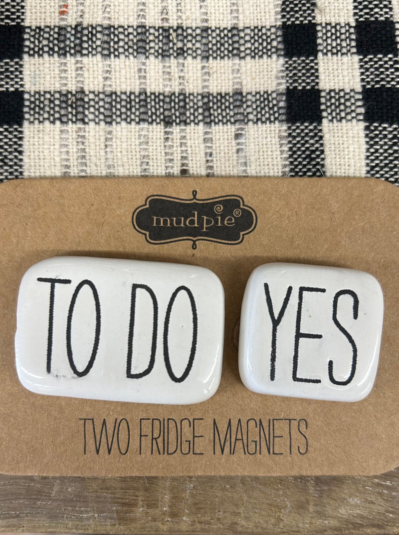 Bistro Fridge Magnet - To Do + Yes