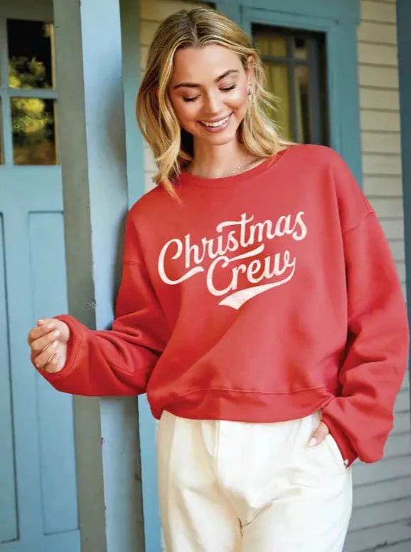 Christmas Crew Graphic Sweatshirt