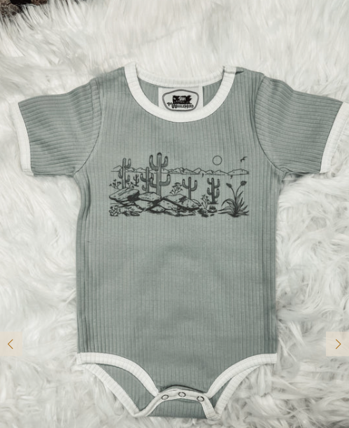 Desertscape Rural Ribbed Onesie