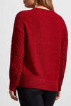 Earth Red Cable Sweater