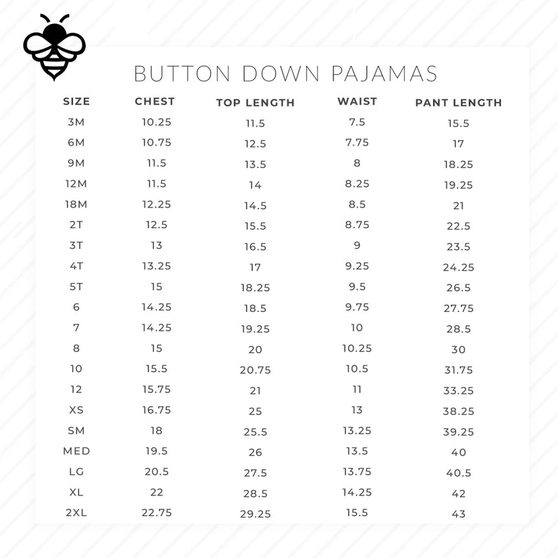 Holly Pattern Button Down Pajamas