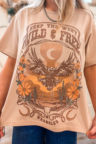 Wild & Free Girlfriend Graphic Tee