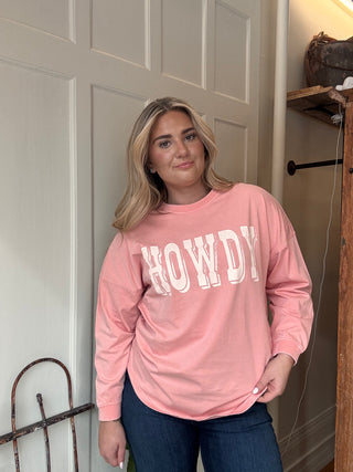 Howdy Oversized Graphic Tee