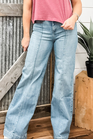 Sloane Ultra High Rise Wide Leg Jean