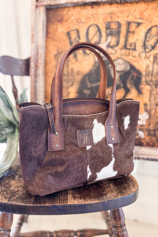 Cowhide Josie Satchel