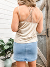 Beige Knitted Camisole