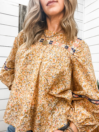 Fernande Blouse Marigold Ditsy