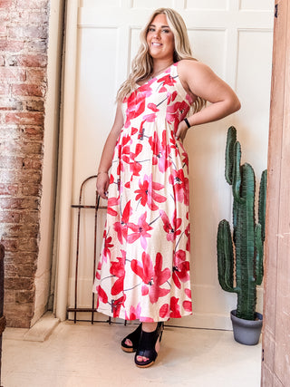 Sleeveless Dress with Lining