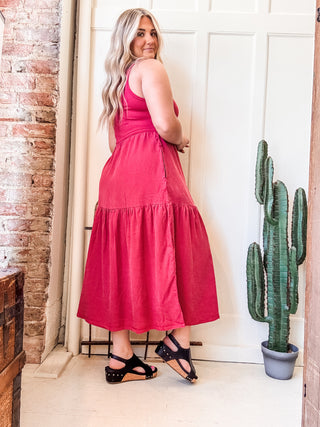 Sleeveless Midi Dress