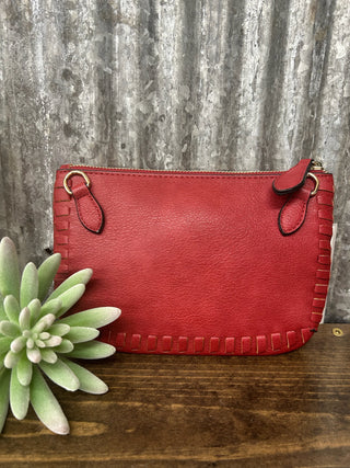 Bonnie Dual Compartment Whipstitch Crossbody
