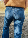 Jacquard High Rise Trouser Jean