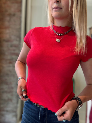 Lettuce Trim Crop Tee