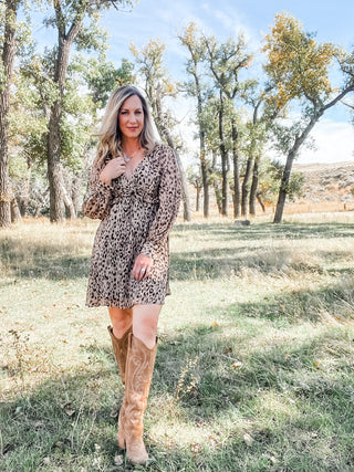 Beige Paris Mini Dress