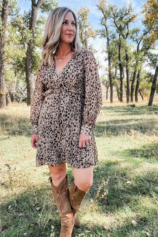 Beige Paris Mini Dress