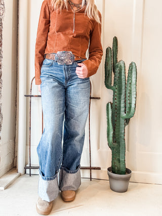 Milena High Rise Wide Leg Jeans