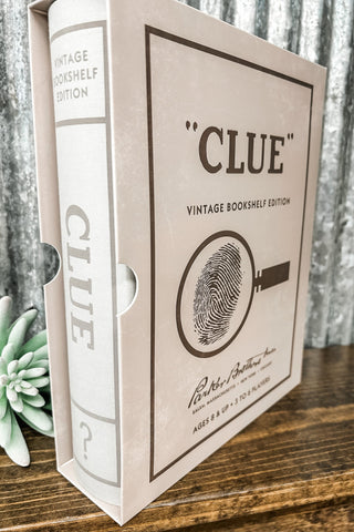 Clue Vintage Bookshelf Edition Board Game