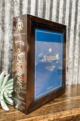 Scrabble Heritage Edition Bookshelf Board Game
