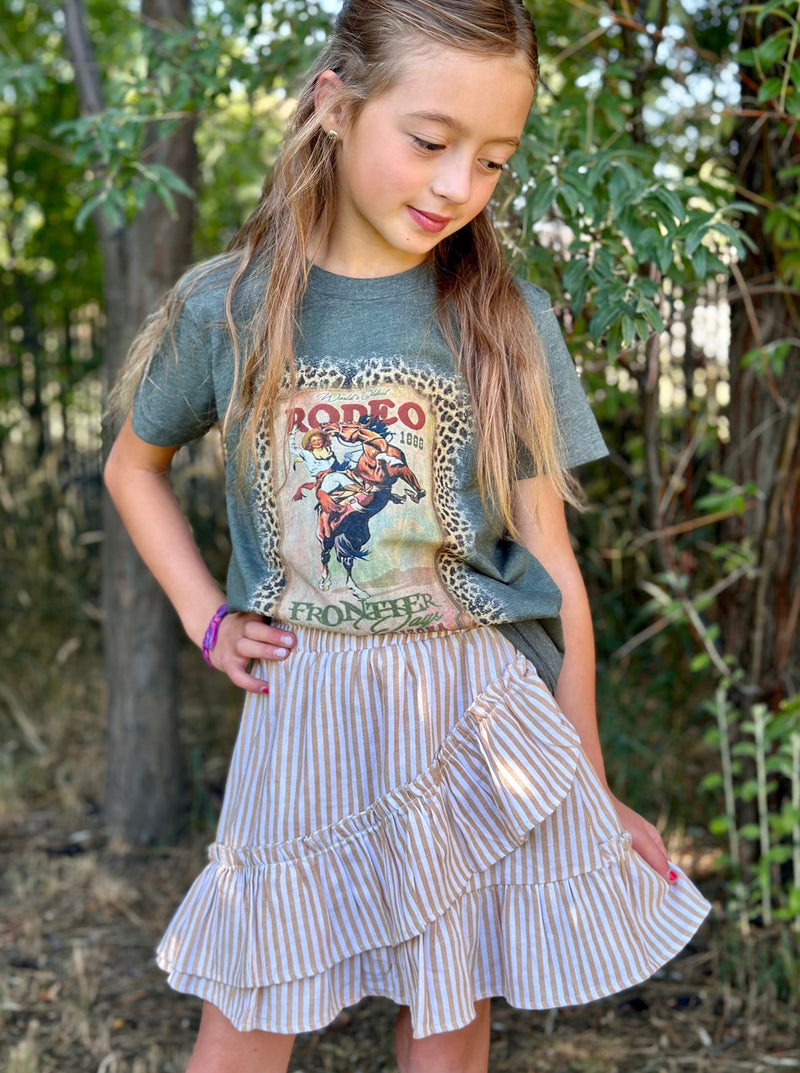 Kids Vintage Cowgirl Rodeo Poster Tee