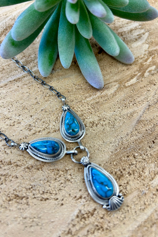 Verley Betone Kingman 3 Stone Necklace