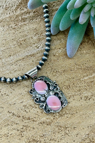 Garcia Pink Conch Necklace