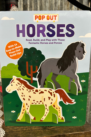 Pop Out Horses Children's Book