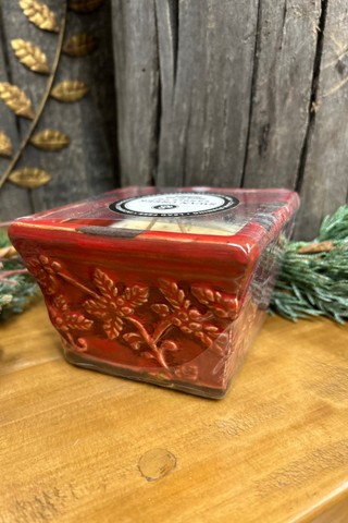 Small Square Holiday Bowl Candle - 9 Oz.